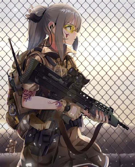 Anime Girls, Girls, Anime, Guns, Winter, HD wallpaper | Peakpx