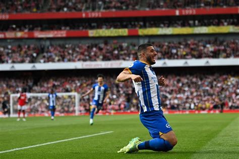 Arsenal vs Brighton HIGHLIGHTS: Brighton SINK Arsenal's Premier League ...