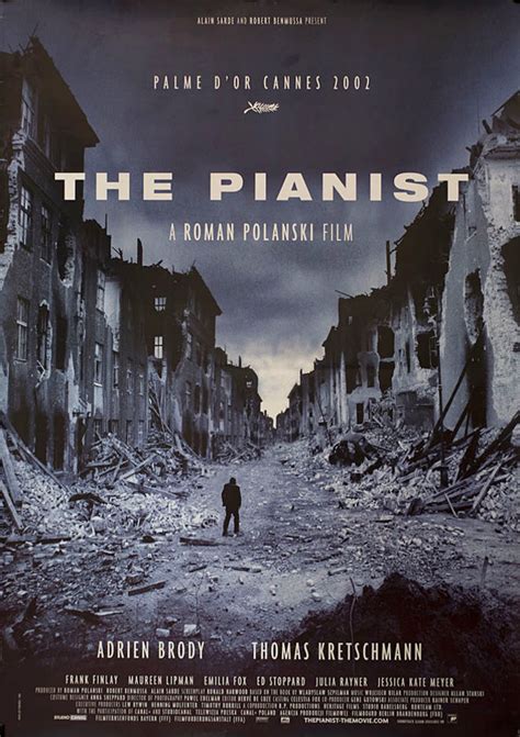 The Pianist Original 2002 U.S. One Sheet Movie Poster - Posteritati ...