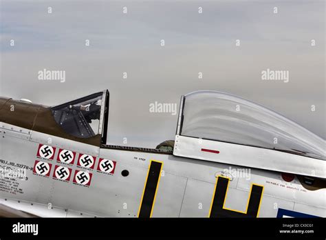 P 51 mustang cockpit hi-res stock photography and images - Alamy