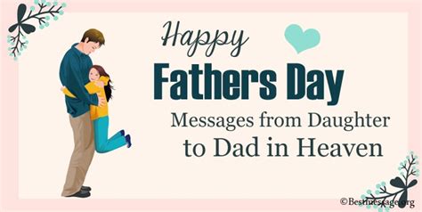 Happy Fathers Day Messages from Daughter to Dad in Heaven