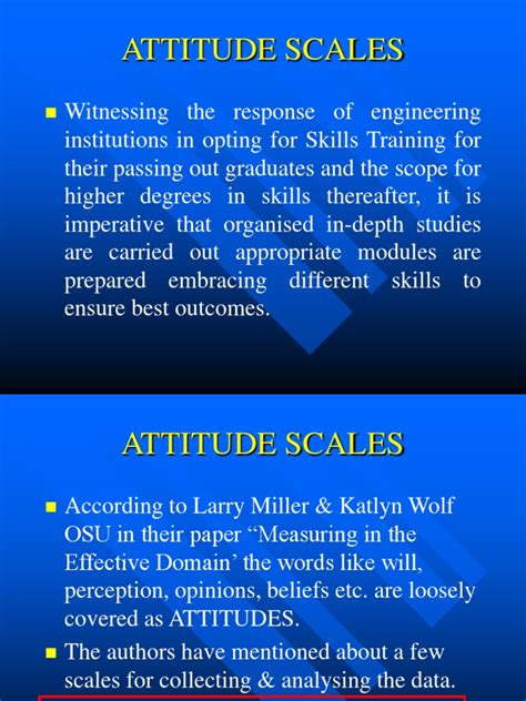 Attitude Scales | PDF | Likert Scale | Attitude (Psychology)