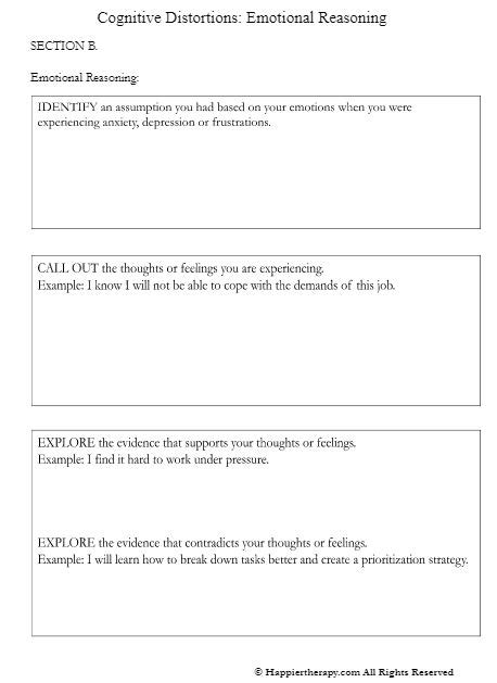 Cognitive Distortions: Emotional Reasoning | HappierTHERAPY