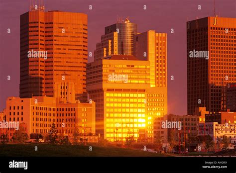 Winnipeg skyline, Winnipeg, Manitoba, Canada Stock Photo - Alamy