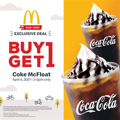 McDonald’s Ride-Thru McFloat Exclusive Promo || BUY 1, GET 1 on Medium Coke McFloat – PROUD KURIPOT