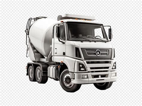 White Concrete Mixer Truck#24 Graphic by Design_love · Creative Fabrica