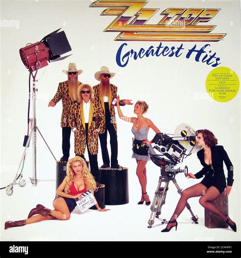 Zz Top Greatest Hits 12'' Vinyl Lp - Vintage Record Cover Stock Photo ...