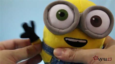 Despicable Me Minion Soft Toy Bob Plush 8 Inch with Sound - YouTube