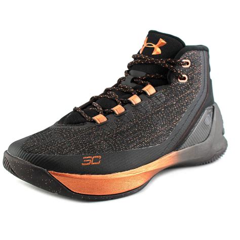 under armour curry 3 asw men round toe synthetic black basketball shoe ...