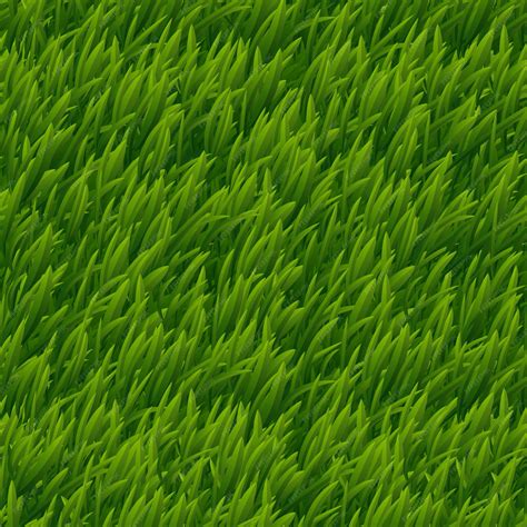 Cartoon Grass Texture Seamless