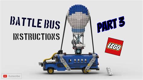 Lego Fortnite battle bus moc instructions [part 3] - YouTube