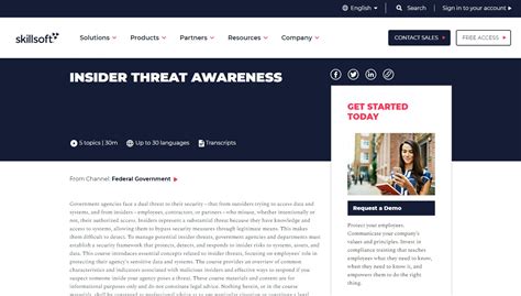 Insider threat awareness: 5 training resources