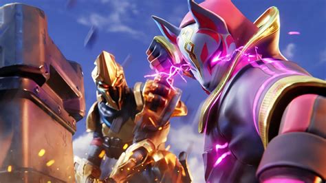 Download Drift Fortnite And Ultima Knight Wallpaper | Wallpapers.com