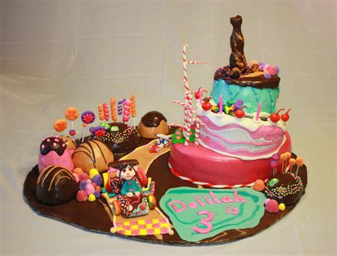 Sugar Rush (From Wreck-It Ralph) 3Rd Birthday Cake - CakeCentral.com