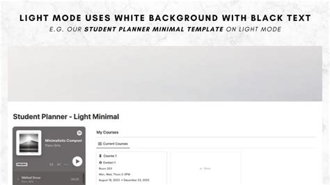 All about Notion’s Light & Dark Mode - The Organized Notebook