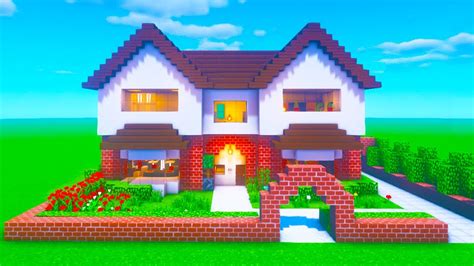 Minecraft Tutorial: How To Make A Realistic Suburban House "2020 ...