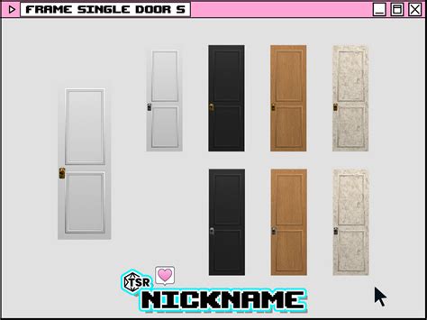 The Sims Resource - frame single door S