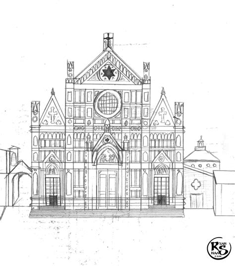 Basilica of Santa Croce, Florence by RyanHaas on DeviantArt