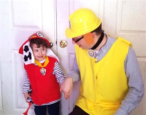 Rubble PAW Patrol Costume DIY * Moms and Crafters