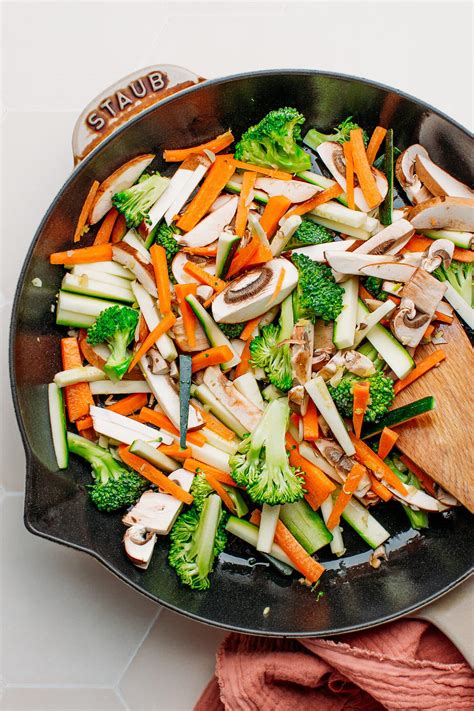 Easy Vegan Pasta Stir-Fry - Full of Plants