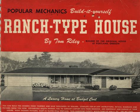Build-it-yourself ranch-type house : Tom Riley : Free Download, Borrow, and Streaming : Internet ...