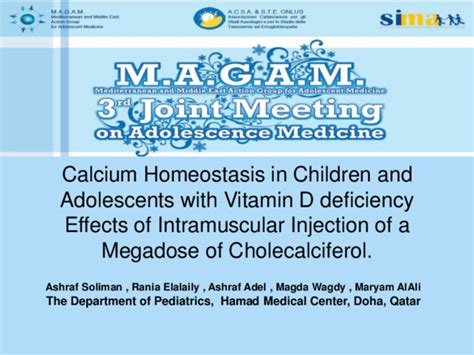 (PDF) Calcium homeostasis in children and adolescents with vitamin D deficiency (VDD): Effects ...