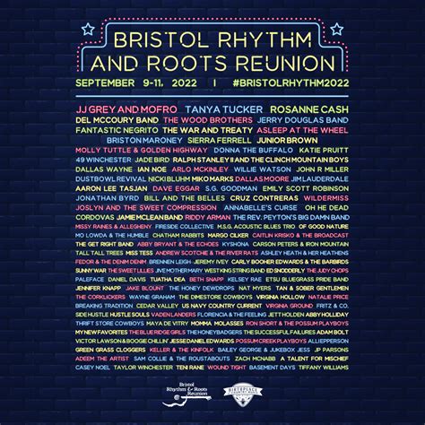 Bristol Rhythm & Roots festival announces final list of performers - Cardinal News