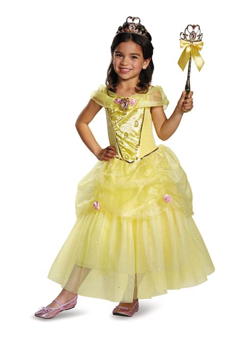 Belle Disney Girls Costume - Princess Costumes