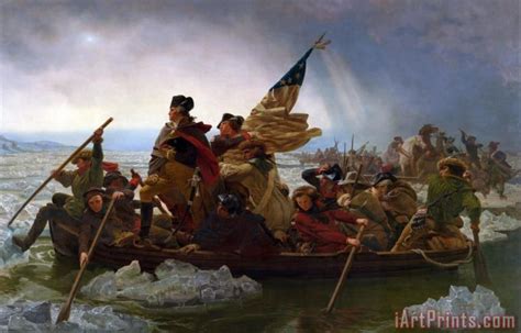 Emmanuel Gottlieb Leutze Washington Crossing The Delaware River painting - Washington Crossing ...