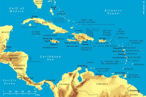 Jamaica snorkel mapa - Mapa de jamaica snorkeling (Caribe - Américas)