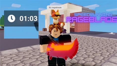 Speedrunning rageblade (roblox bedwars) - YouTube