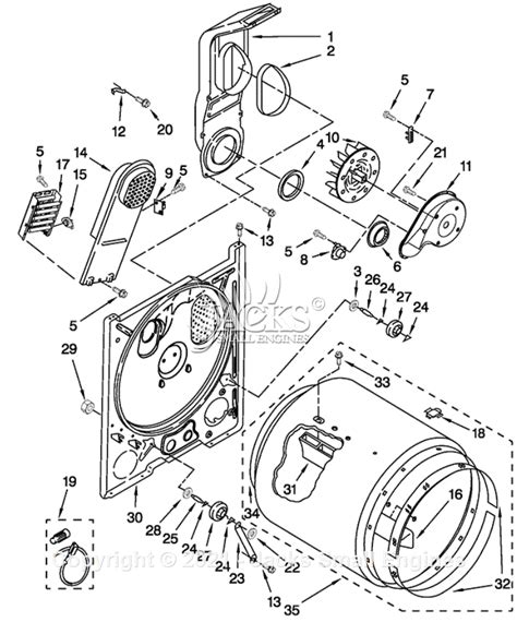 Whirlpool Duet Sport Dryer Parts Diagram | Reviewmotors.co