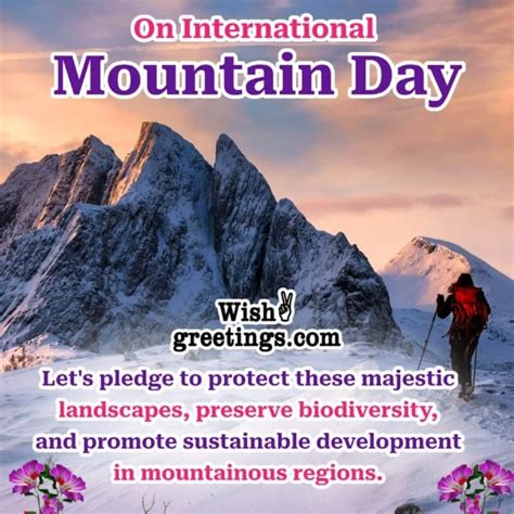 International Mountain Day Messages Quotes - Wish Greetings