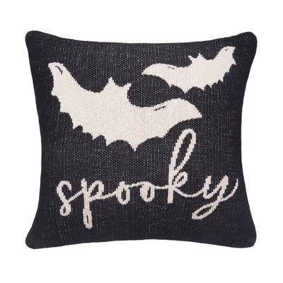 C&f Home 20" X 20" Bats Reversible Halloween Knitted Pillow : Target