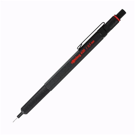 Rotring 600 Mechanical Pencil 0.5mm Black Full Metal-Montgomery Pens Fountain Pen Store 212 420 1312