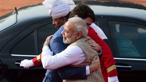 Trudeau gets welcome bear hug from Modi - The Washington Post