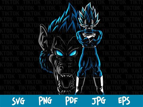 Vegeta Svg, Vegeta clipart, Super Saiyan | Grelly USA