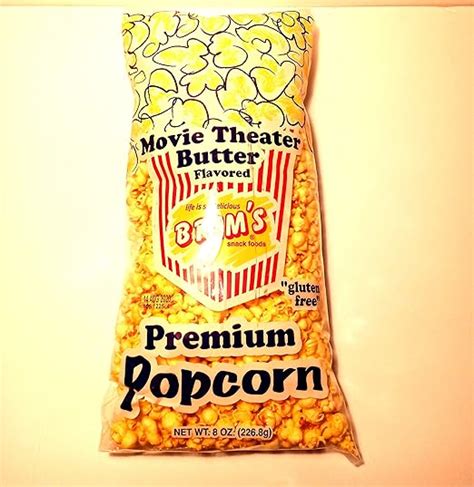 Amazon.com: Brim's Movie Theater Butter Flavored Premium Popcorn (large 8 oz Bag)