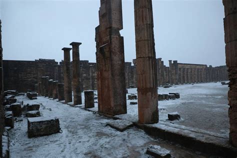 Snow in Libya – in pictures