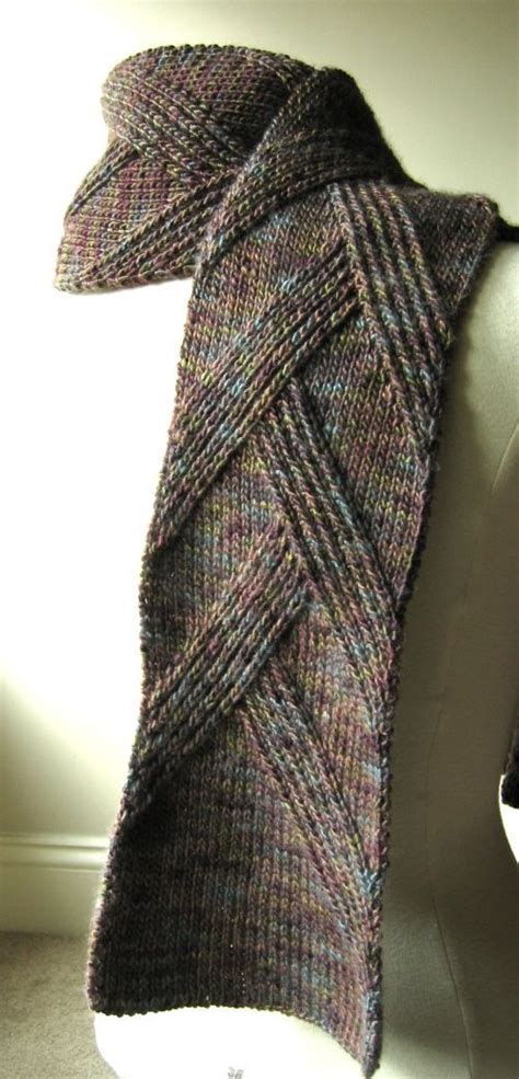 Mens Cashmere Scarf Knitting Pattern