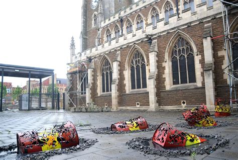 The striking Scunthorpe exhibit which includes nine tonnes of soil - Grimsby Live