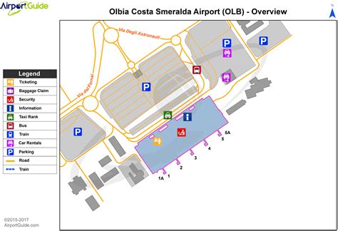 Olbia - Olbia / Costa Smeralda (OLB) Airport Terminal Map - Overview ...