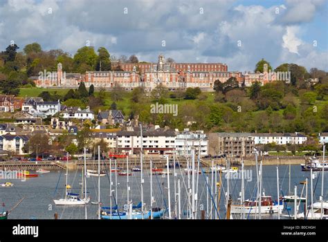 The Britannia Royal Naval College, Dartmouth, Devon, England Stock Photo - Alamy