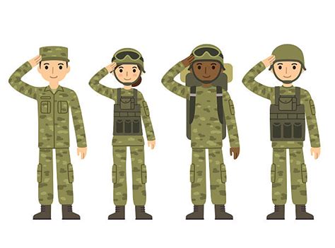 Army Soldier Clip Art, Vector Images & Illustrations - iStock