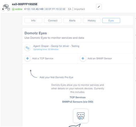 SNMP Monitoring - setting up SNMP monitoring on Domotz