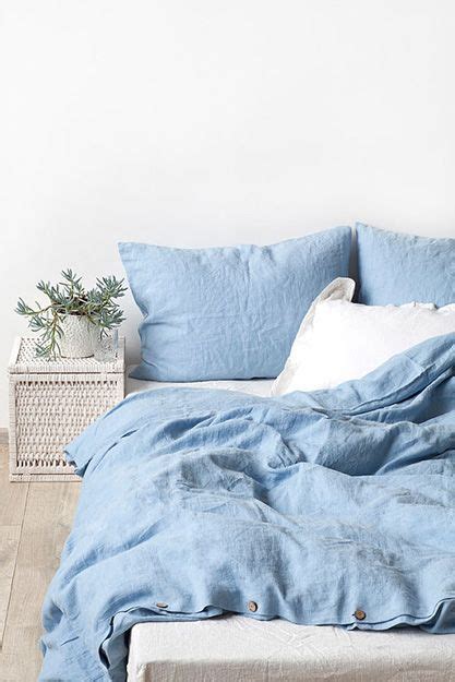 PANTONE SERENITY - Concepts and Colorways | Blue linen bedding, Bed ...