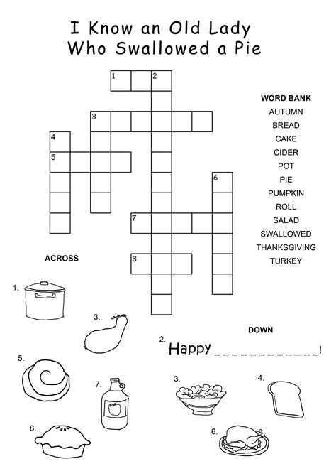 Easy Crosswords Puzzles for Kids | Activity Shelter