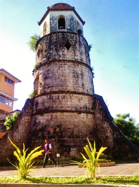 Campanario De Dumaguete, the oldest belfry tower in Visayas, Philippines located at Dumaguete ...