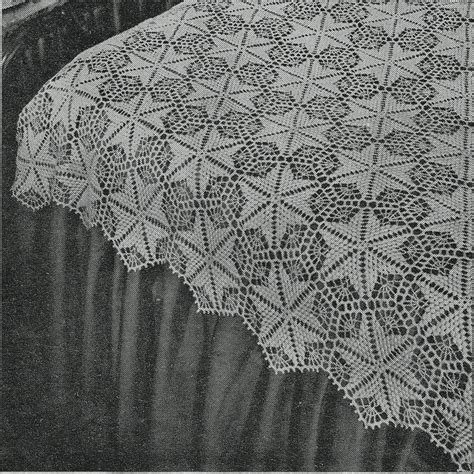 Vintage Crochet Bedspread Pattern From 1949 Digital Crochet - Etsy