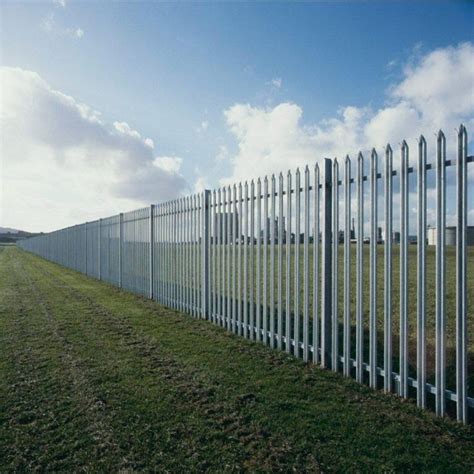 High Security Steel Palisade Fence 2.0m H x 2.75m W